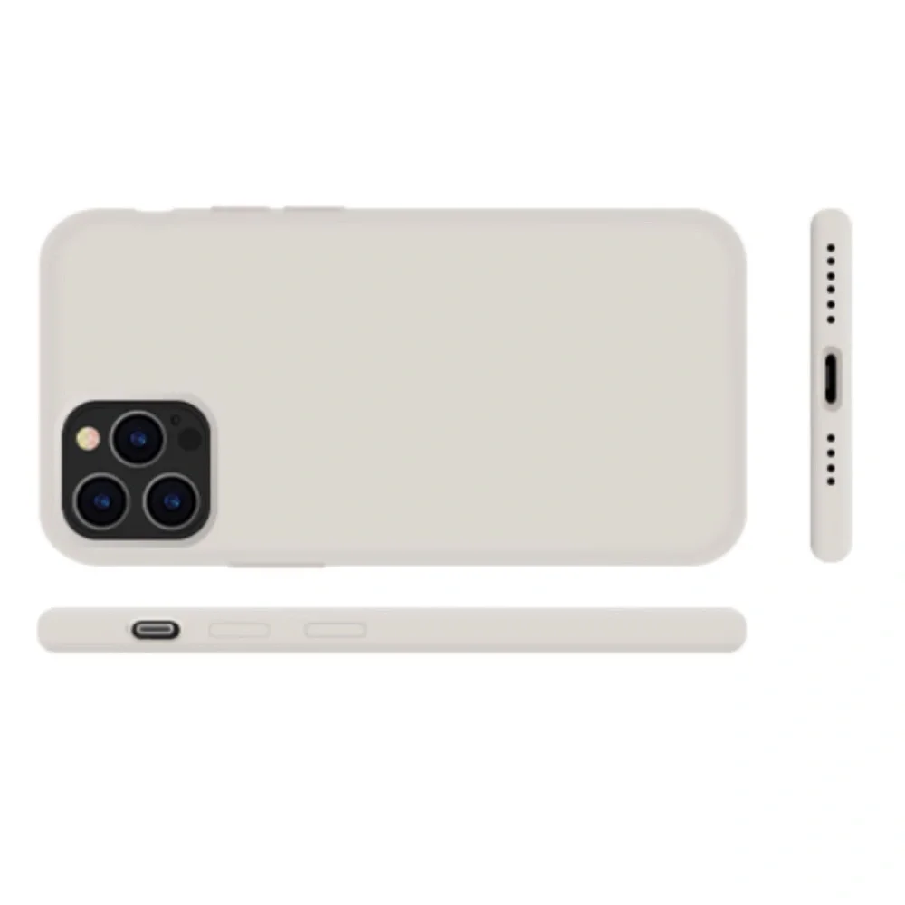 iPhone 12 Pro Max Silicone Phone Case, Stone